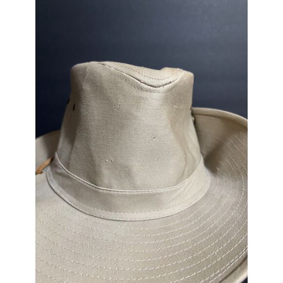 Walt Disney World Safari Adventure Hat Size Small Tan Wide Brim Explorer Cap - Picture 4 of 7